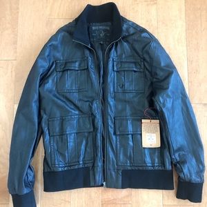 True Religion men’s leather jacket